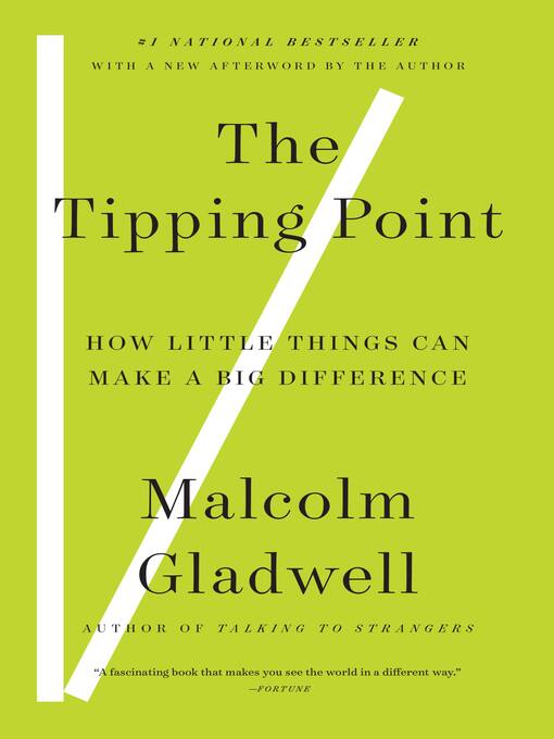 Title details for The Tipping Point by Malcolm Gladwell - Wait list
